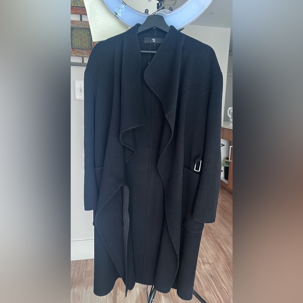 Cashmere/Wool Black Women's Coat